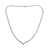 Vintage Diamond Tennis Necklace-Charlotte Sayers Antique Jewellery