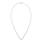 Vintage Diamond Tennis Necklace-Charlotte Sayers Antique Jewellery