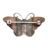 Vintage Enamel Butterfly Brooch-Charlotte Sayers Antique Jewellery