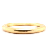 Vintage Gold Bangle-Charlotte Sayers Antique Jewellery