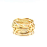 Vintage Gold Wire Band Ring-Charlotte Sayers Antique Jewellery