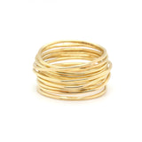 Vintage Gold Wire Band Ring-Charlotte Sayers Antique Jewellery