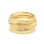Vintage Gold Wire Band Ring-Charlotte Sayers Antique Jewellery