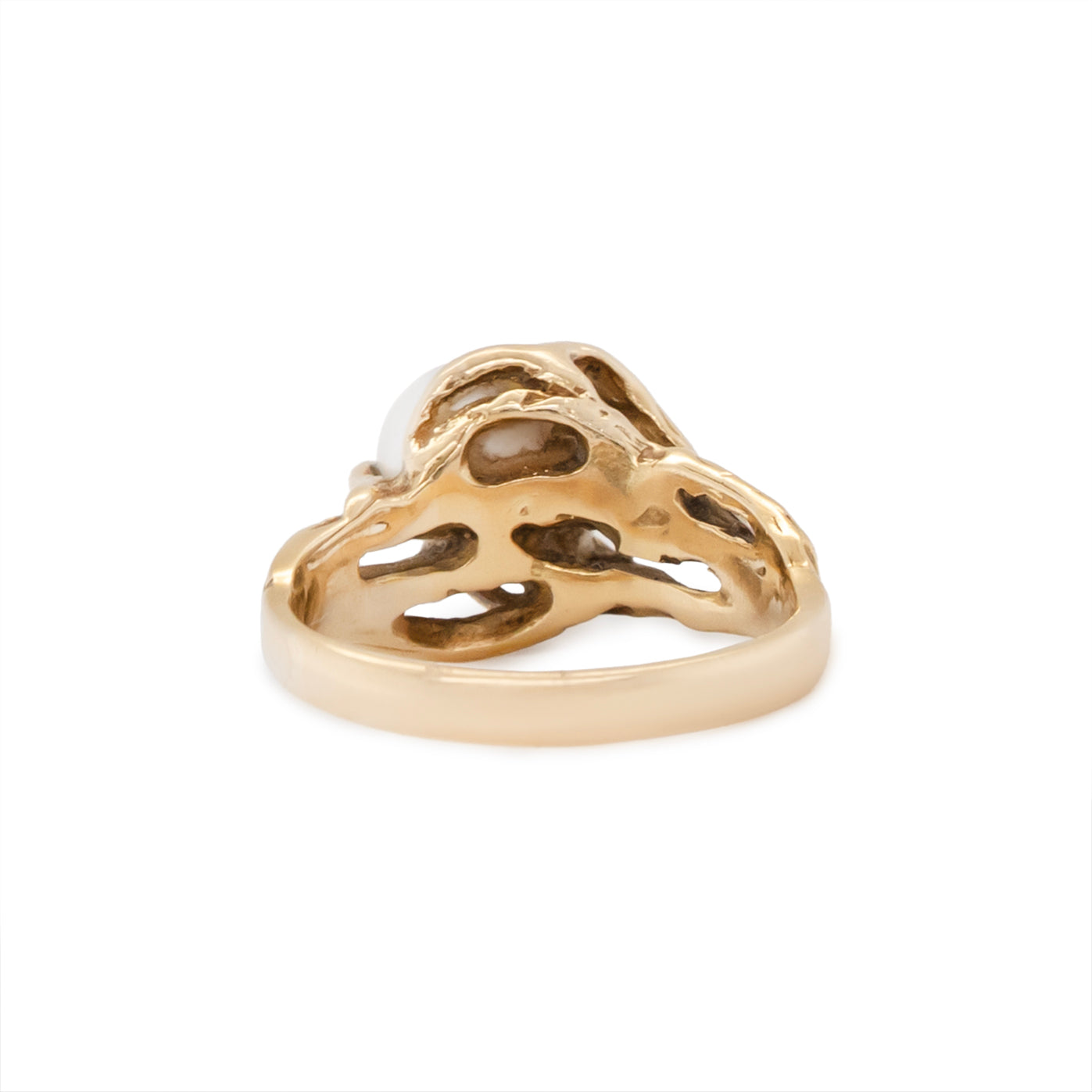 Vintage Pearl Ring-Charlotte Sayers Antique Jewellery