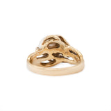 Vintage Pearl and Diamond Ring-Charlotte Sayers Antique Jewellery