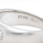 Vintage Platinum Gypsy Ring-Charlotte Sayers Antique Jewellery
