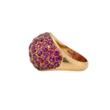 Vintage Ruby Bombé Ring-Charlotte Sayers Antique Jewellery