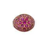 Vintage Ruby Bombé Ring-Charlotte Sayers Antique Jewellery