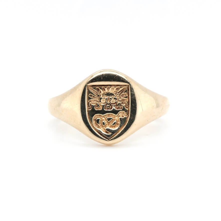 Vintage Signet Ring-Charlotte Sayers Antique Jewellery