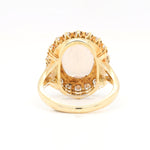 Vintage Topaz and Diamond Ring-Charlotte Sayers Antique Jewellery