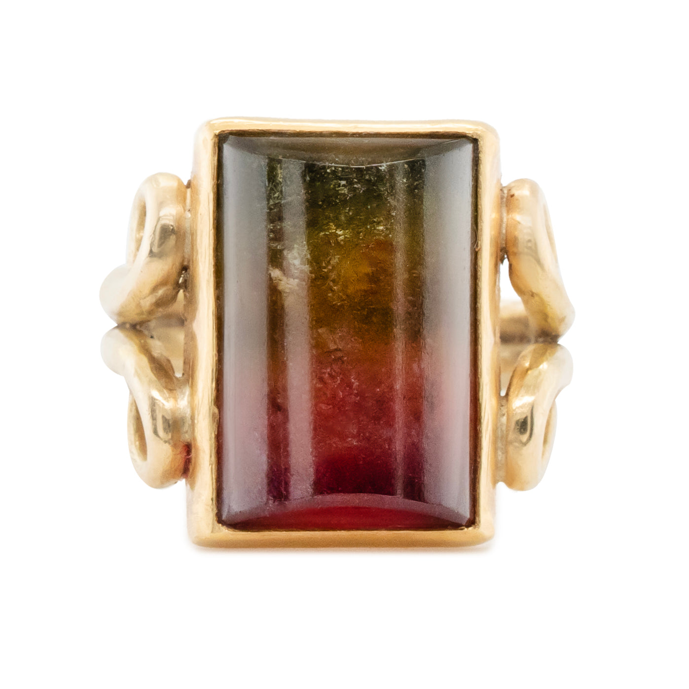 Watermelon Tourmaline Ring-Charlotte Sayers Antique Jewellery