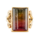 Watermelon Tourmaline Ring-Charlotte Sayers Antique Jewellery
