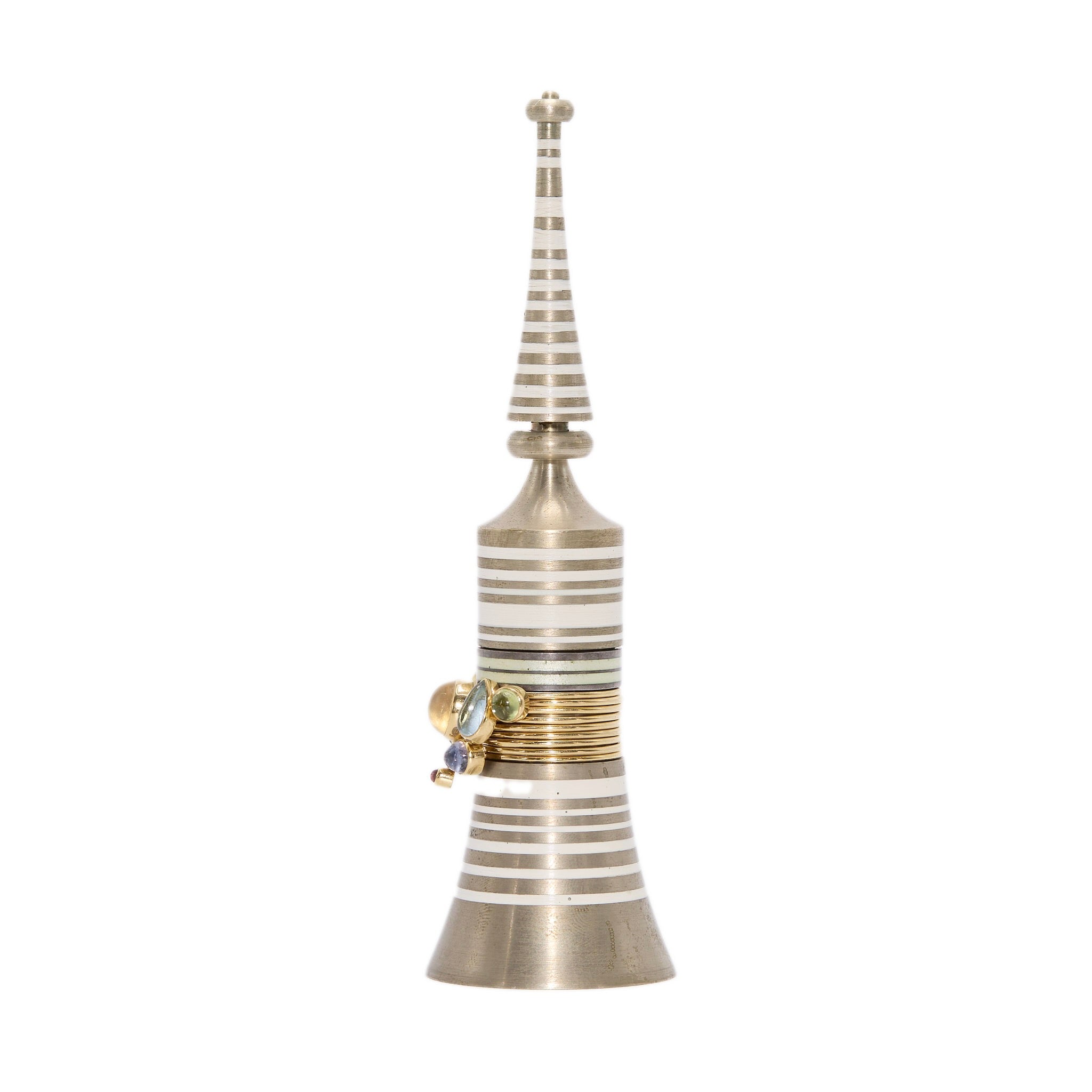 Wendy Ramshaw Ring Stack Sculpture-Charlotte Sayers Antique Jewellery