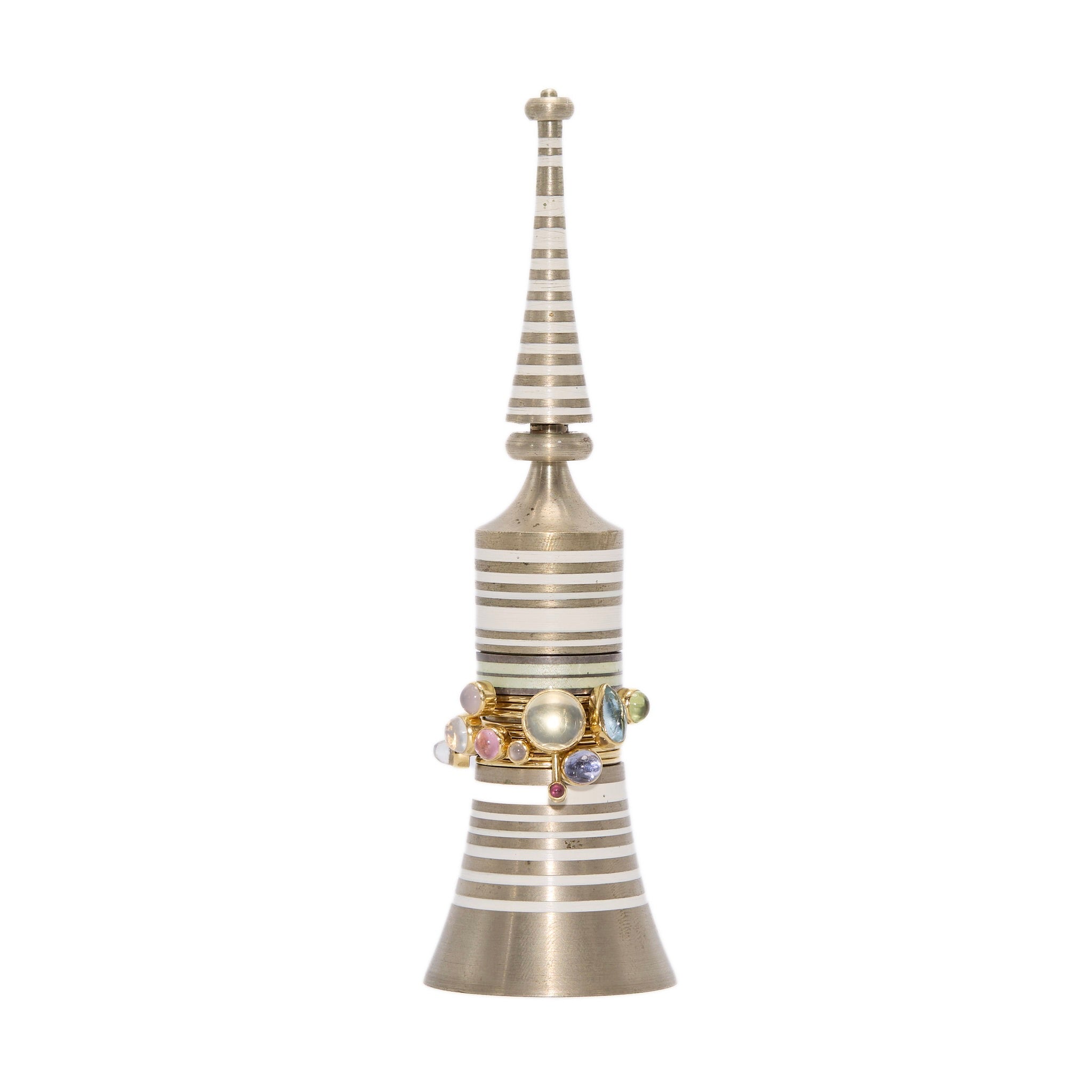 Wendy Ramshaw Ring Stack Sculpture-Charlotte Sayers Antique Jewellery