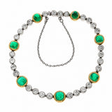 Emerald and Diamond Bracelet