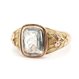 William 1V Aquamarine and Intaglio Ring-Charlotte Sayers Antique Jewellery