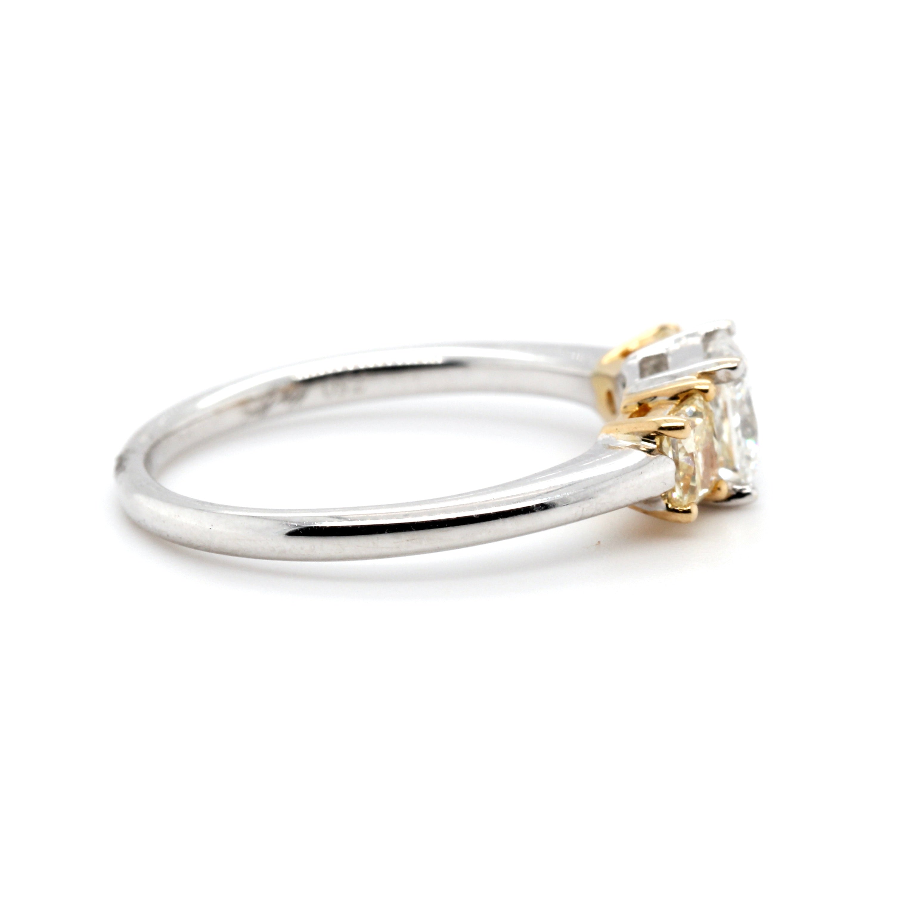 Yellow Diamond Ring-Charlotte Sayers Antique Jewellery