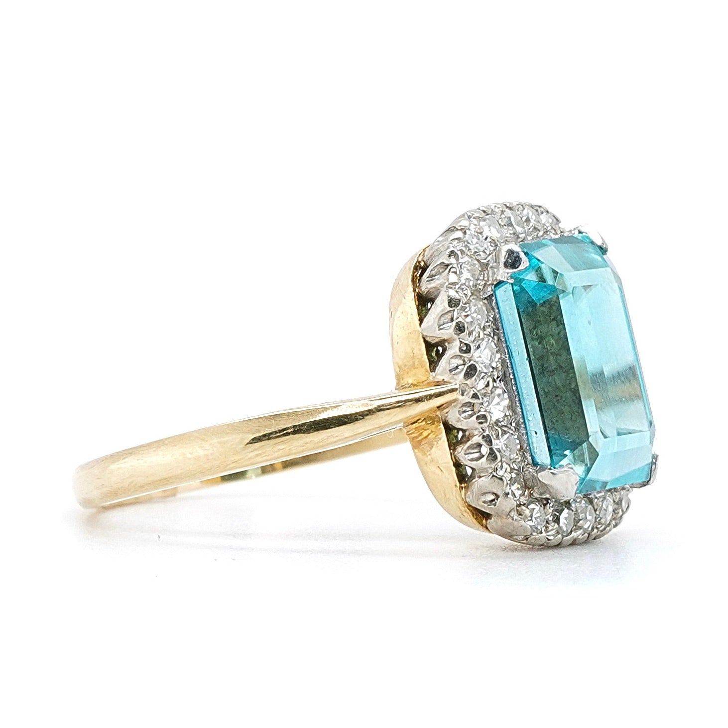 Zircon and Diamond Ring-Charlotte Sayers Antique Jewellery