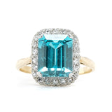 Zircon and Diamond Ring-Charlotte Sayers Antique Jewellery