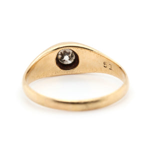 Edwardian Diamond Star Gypsy Ring