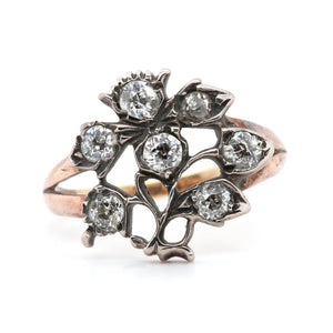 Georgian Diamond Giardinetti Ring