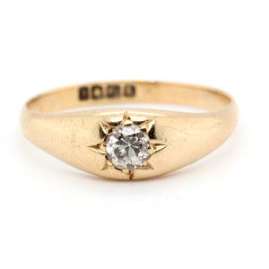 Edwardian Diamond Star Gypsy Ring