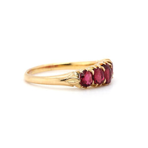 Victorian 5 Stone Spinel Ring