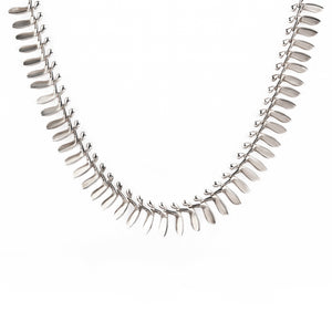 Georg Jensen Sycamore Silver Necklace
