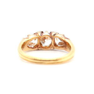 Victorian Diamond Three Stone Ring