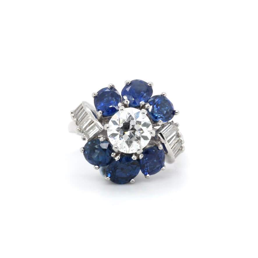 Boucheron Sapphire and Diamond Ring