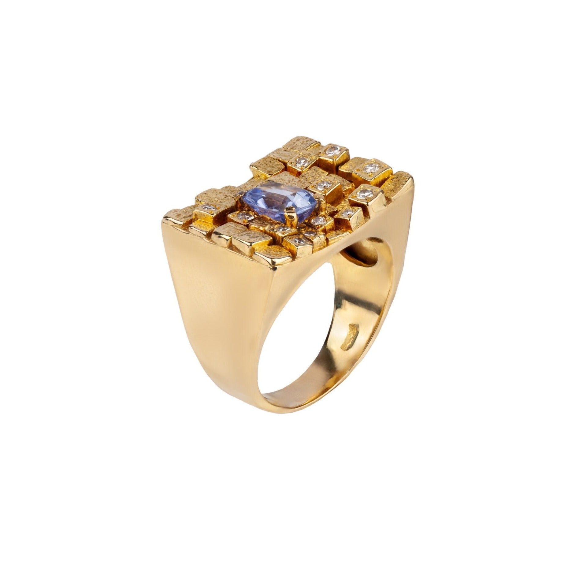 1970's Sapphire and Diamond Ring