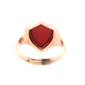 Victorian Agate Shield Ring