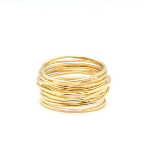 Vintage Gold Wire Band Ring