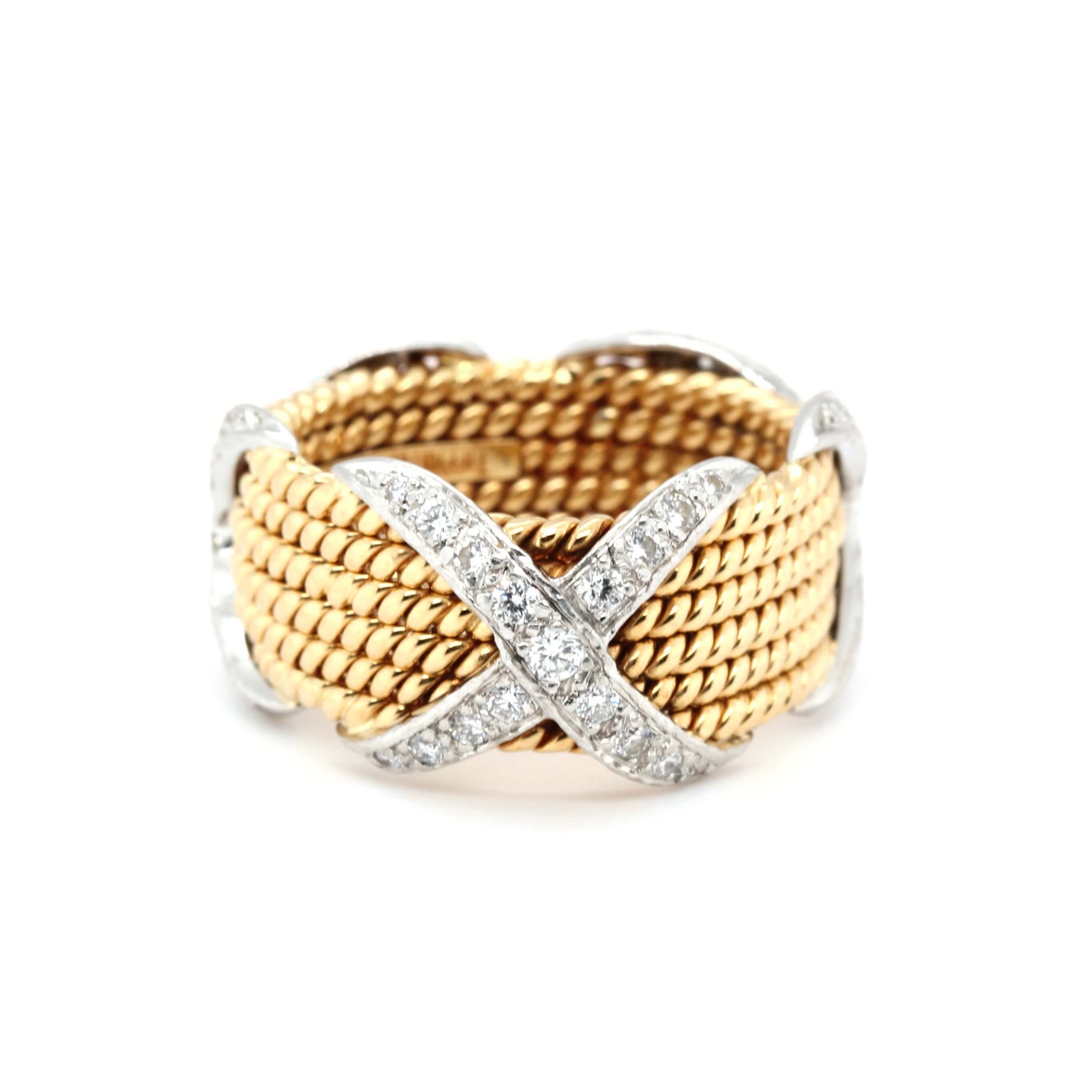 Tiffany Diamond and Gold Ring