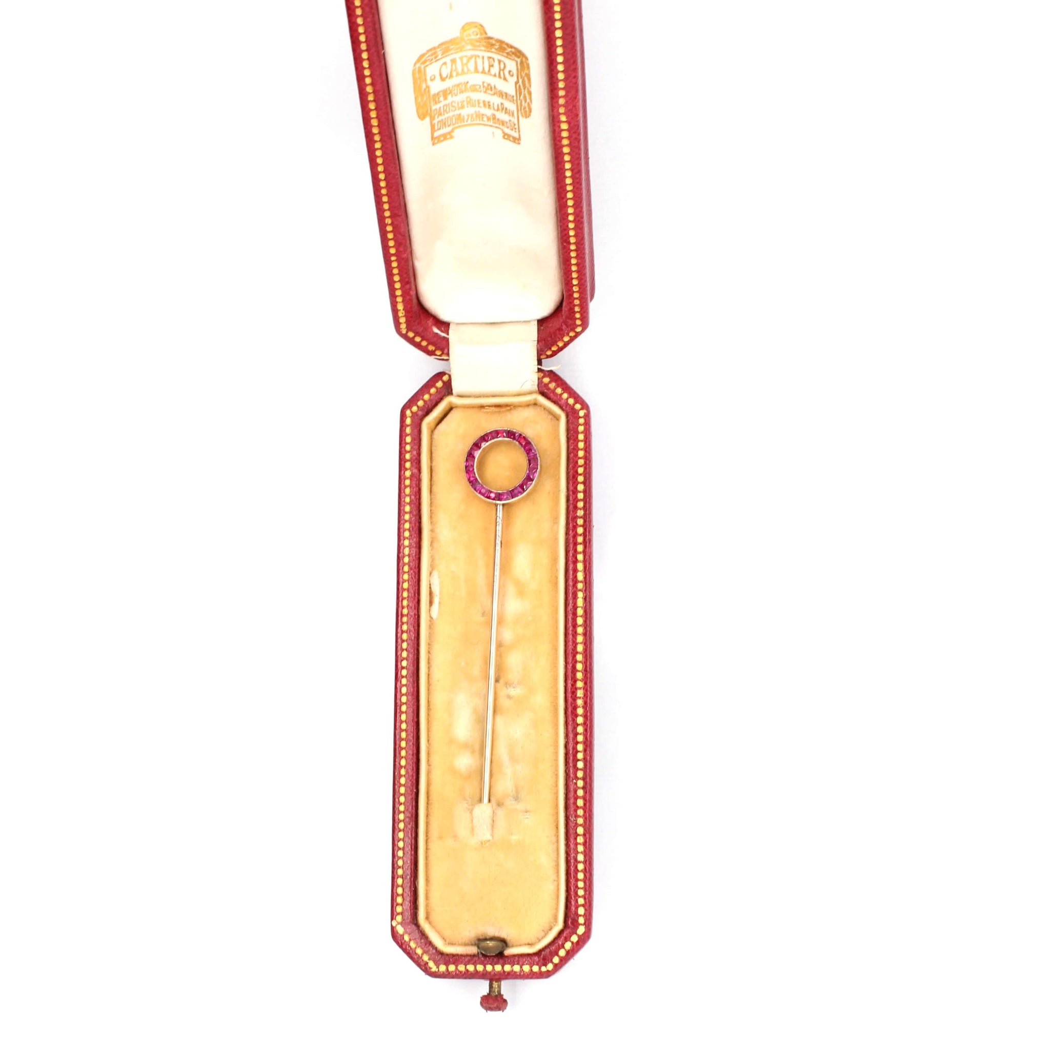 Cartier Art Deco Winning Post Stick Pin