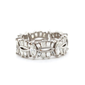 1960's Platinum and Diamond Eternity Ring