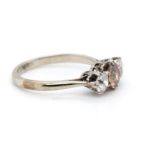 Edwardian Brown Diamond Ring