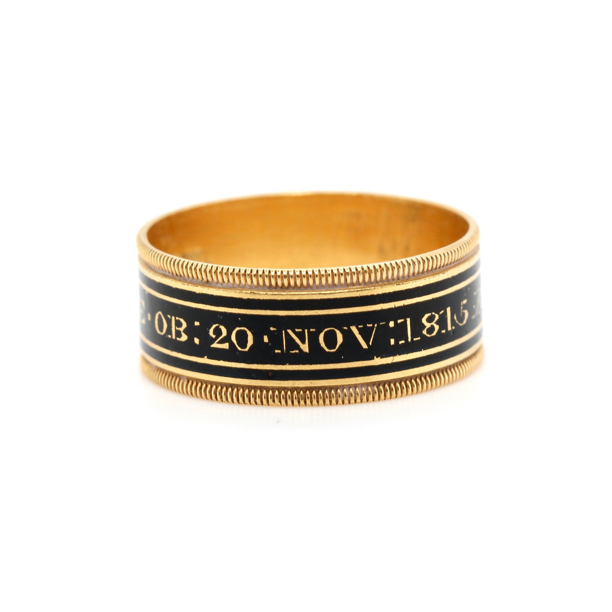 Georgian Mourning Band Ring "Mary Grier"