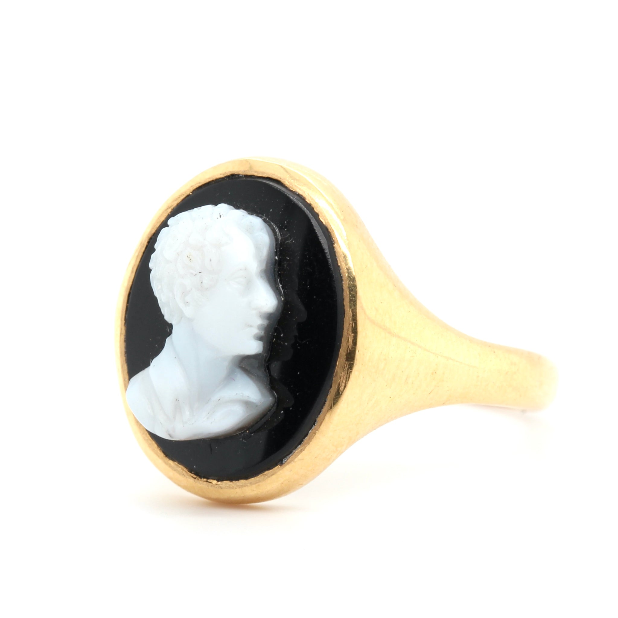 Victorian Cameo Ring of Byron