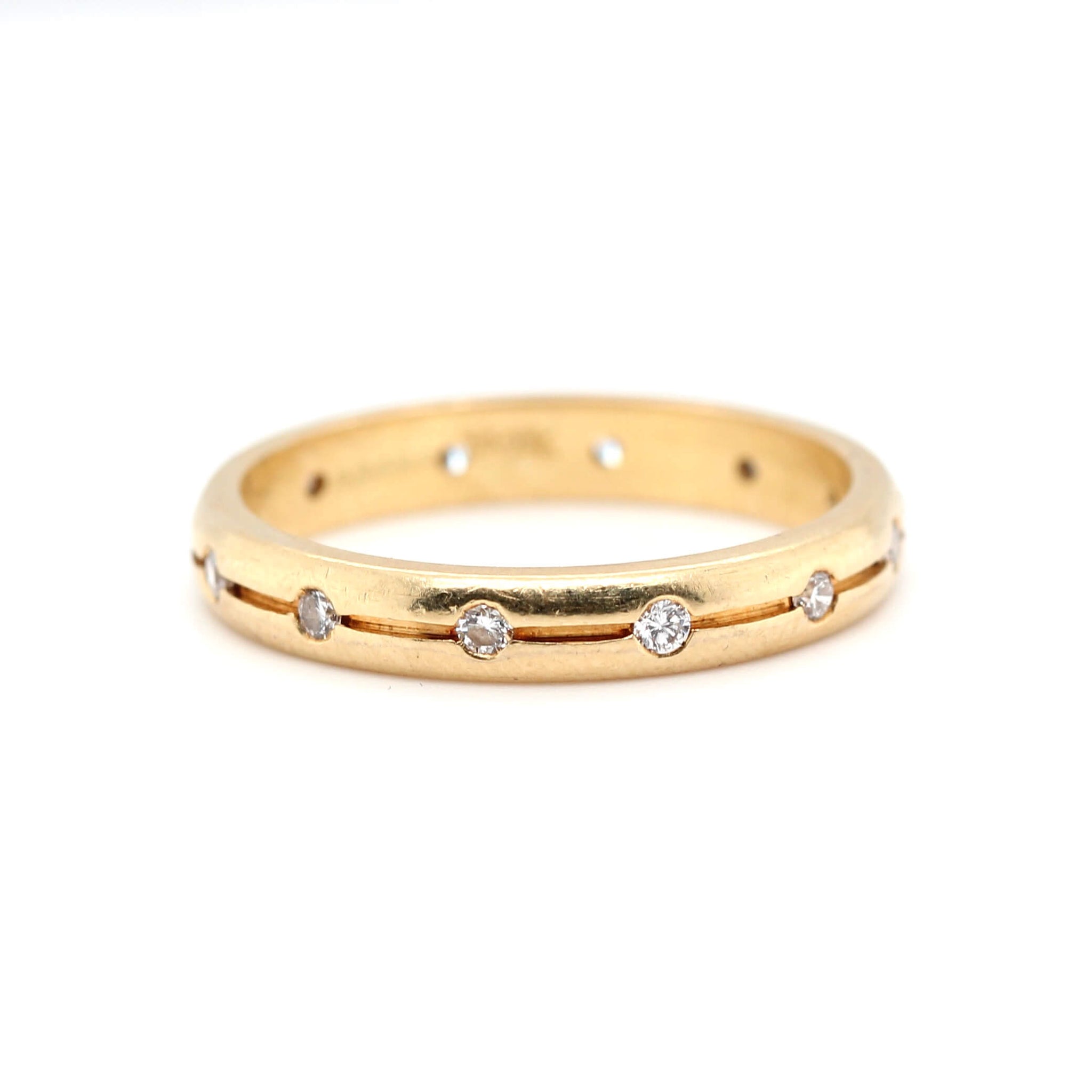 Diamond Gold Band Ring