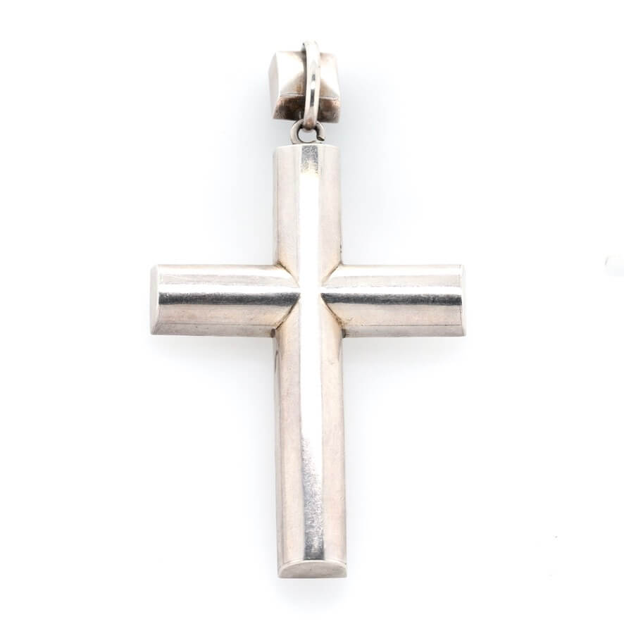 Georgian Paste Silver Cross