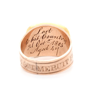 Admiral Horatio Nelson Memorial Ring
