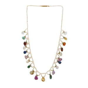 Victorian Multi Gem and Pearl Necklace