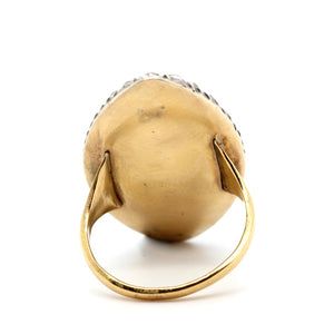 Georgian Diamond Pavé Marquise Ring