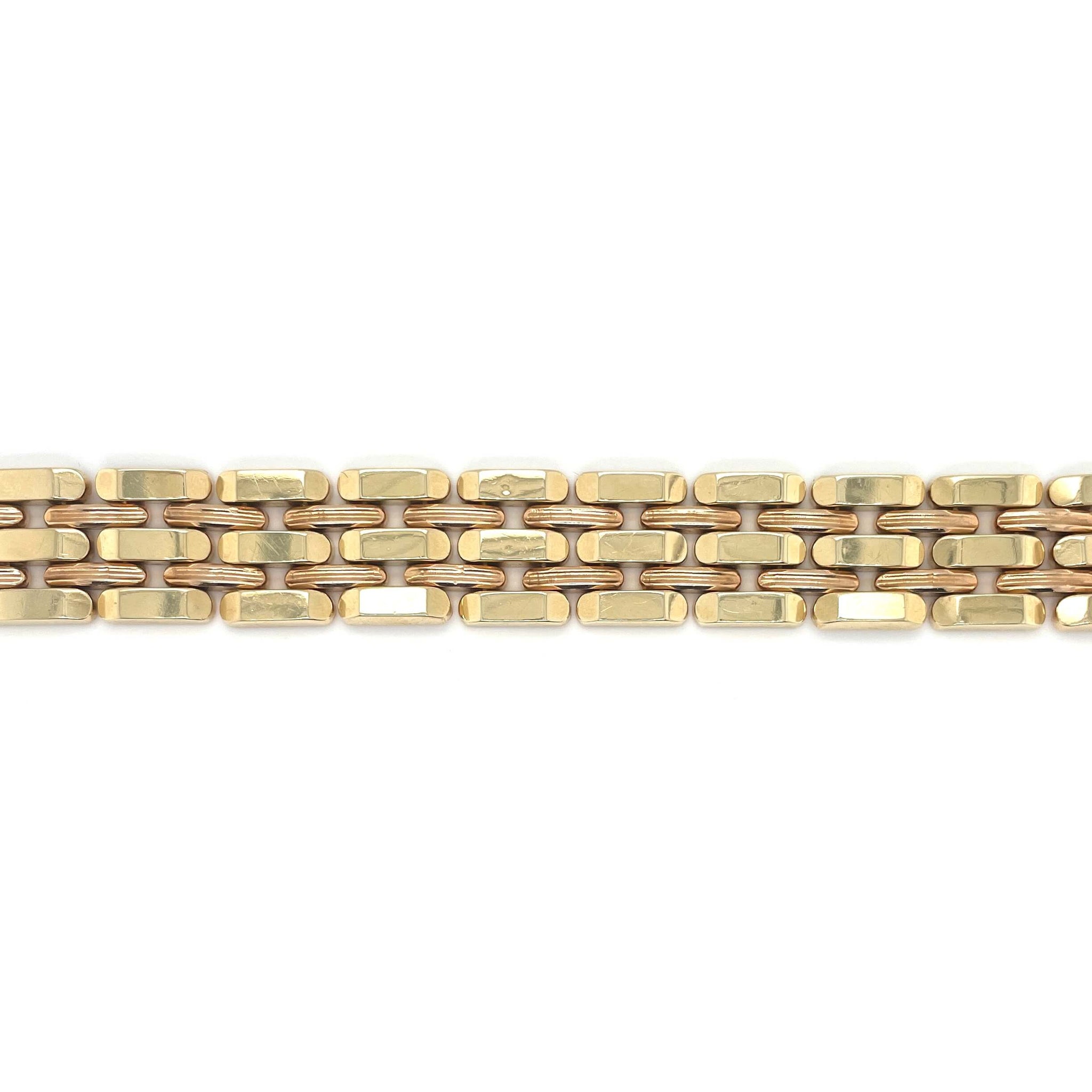 1970s Gold Link Bracelet