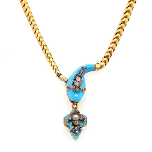 Victorian Snake Necklace
