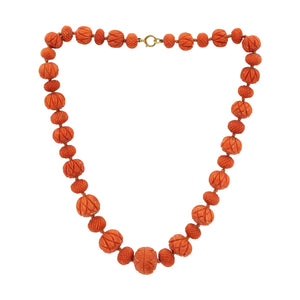 Georgian Coral Boxed Necklace