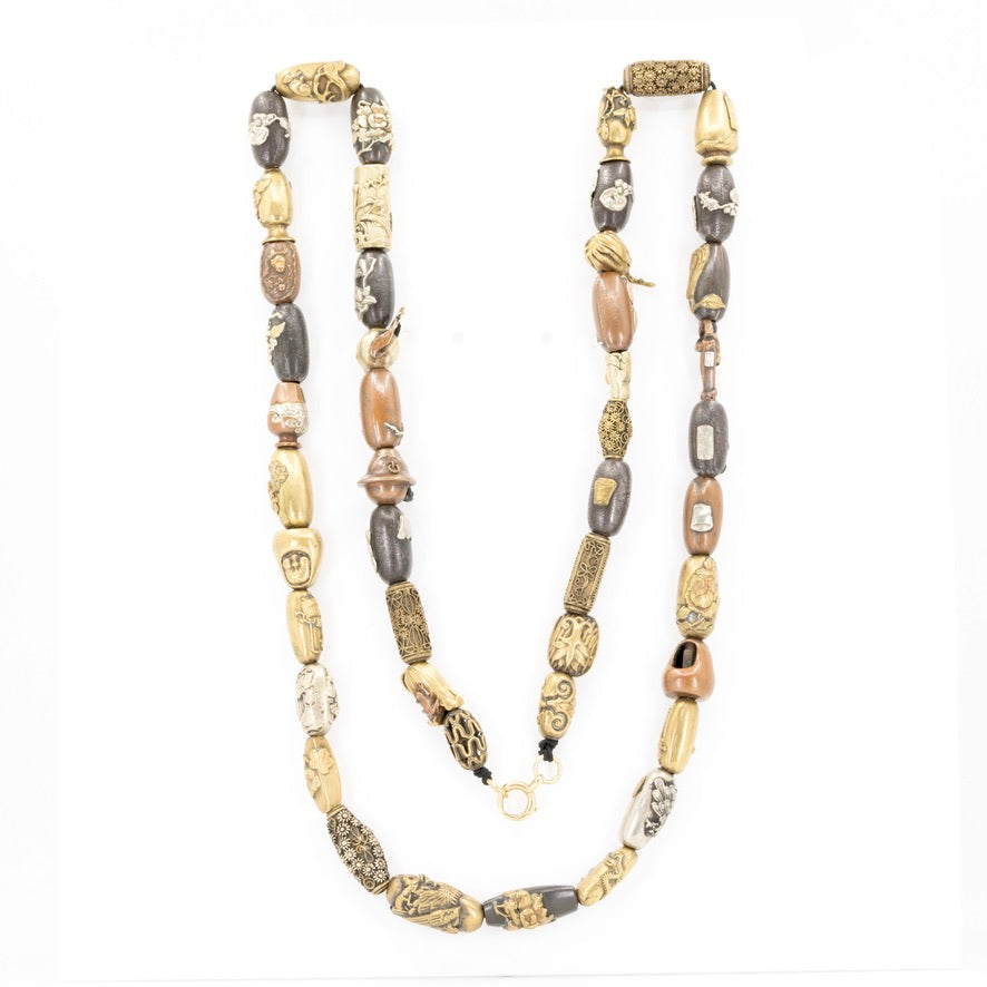 Nineteenth Century Shakudo Beads