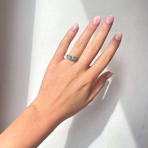 Edwardian Emerald Diamond Ring
