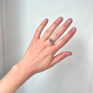 Victorian Chalcedony Diamond Ring